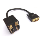 DVI adapter M to 2xDVI F Aculine AD-040
